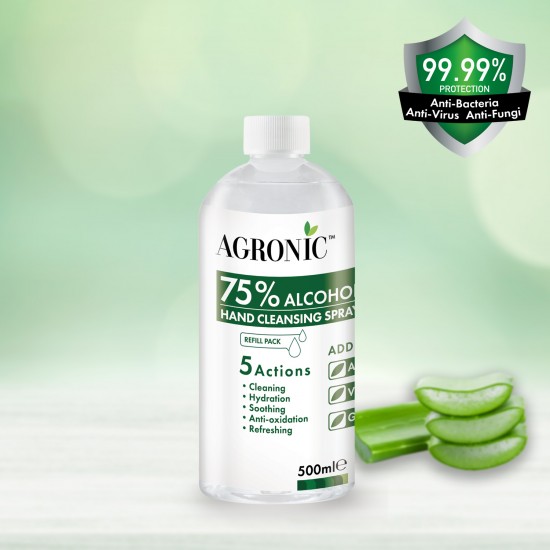 Agronic Hand Cleansing Spray (Refill Pack 500ml)